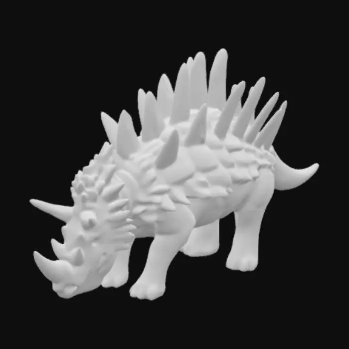 3D model for Spiky Dinosaur