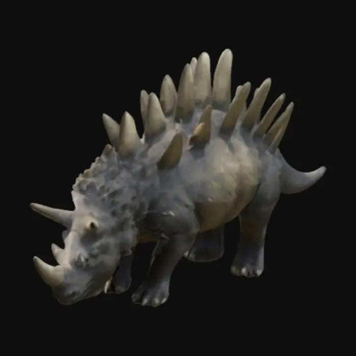 3D model for Spiky Dinosaur