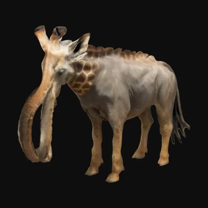 3D model for Giraffephant.