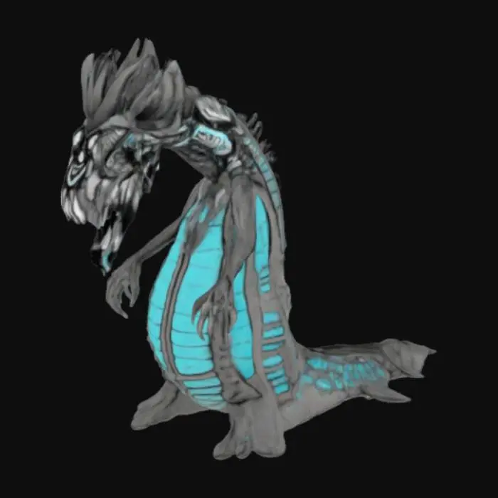 3D model for Cyber Sludge Monster