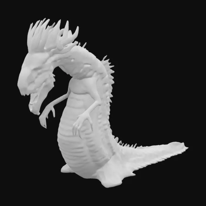 3D model for Cyber Sludge Monster