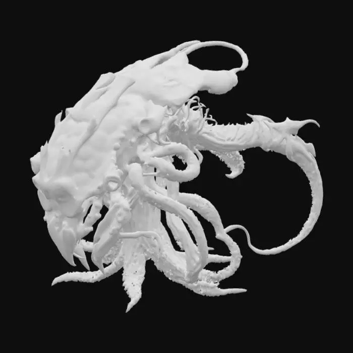 3D model for HR giger inspired coloring 