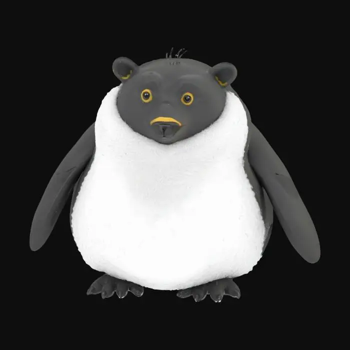 3D model for #AroundTheWorld#, penguin , polar bear hybrid
