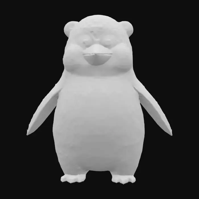 3D model for #AroundTheWorld#, penguin , polar bear hybrid
