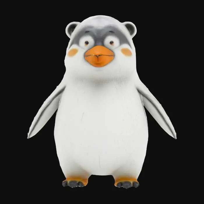 3D model for #AroundTheWorld#, penguin , polar bear hybrid
