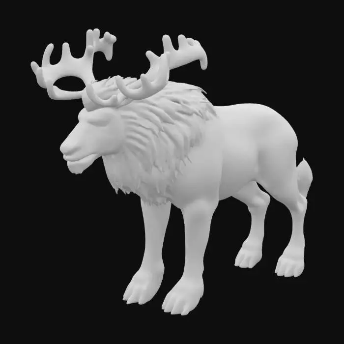 3D model for Moose lion hybrid 