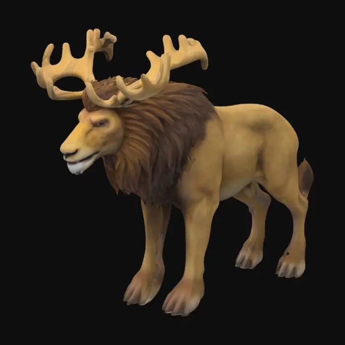 3D model for Moose lion hybrid 