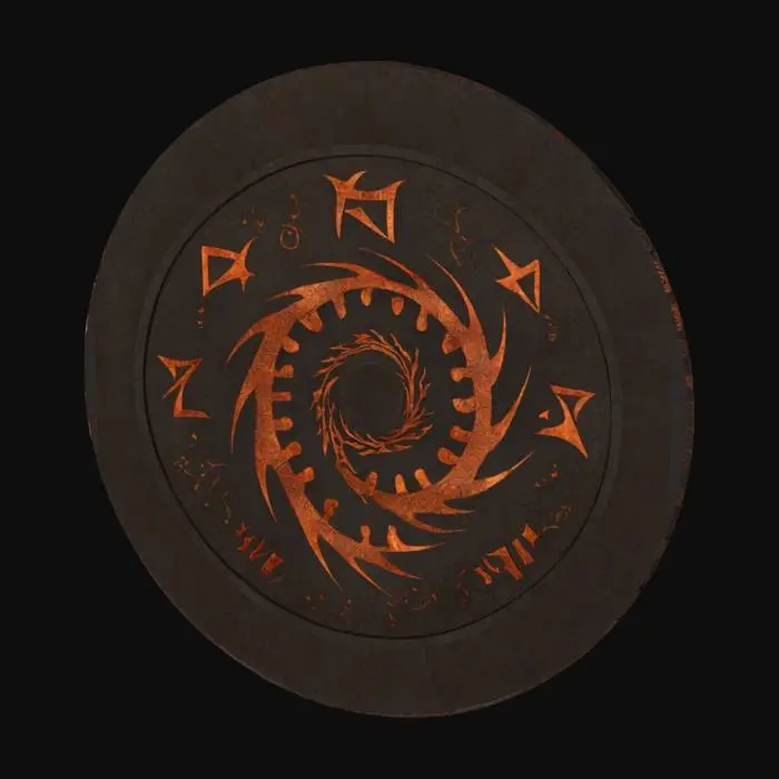 3D model for Infernal Spiral Sigil