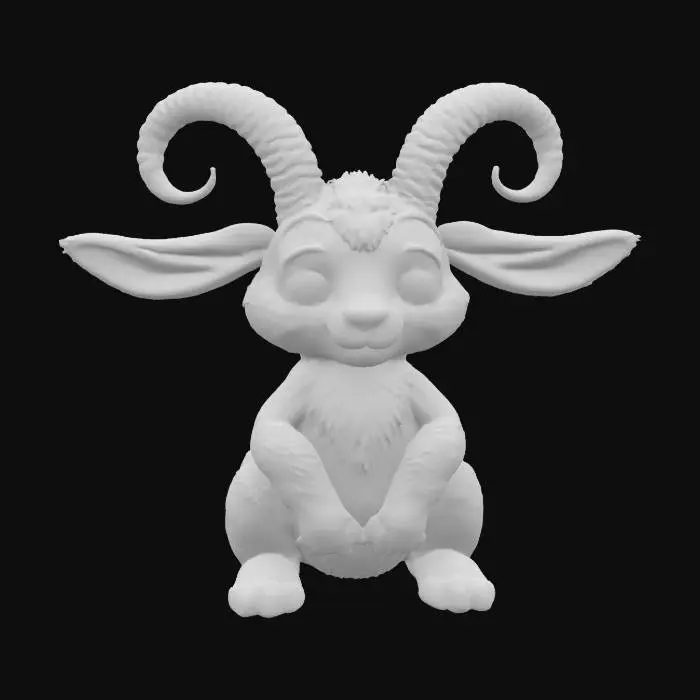 3D model for Goat bunny hybrid 