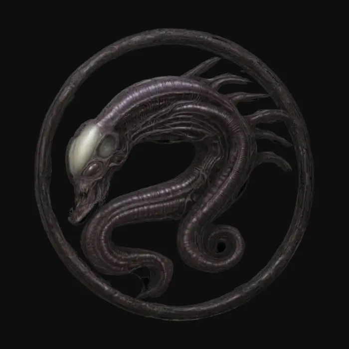 3D model for Sea Serpent Emblem, #emblem#