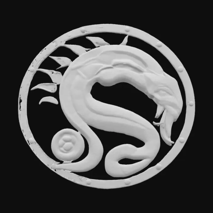 3D model for Sea Serpent Emblem