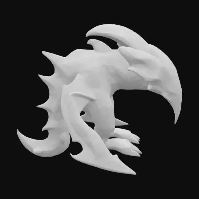 3D model for Spiketail Avian, #SketchTo3D#