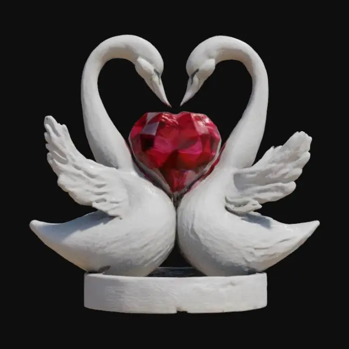 3D model for Swans of Affection