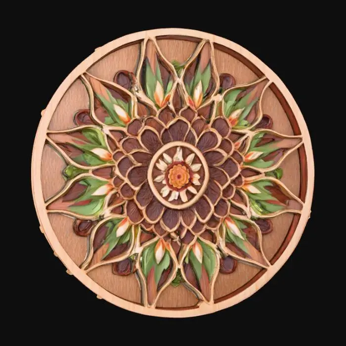 3D model for Mandala Bloom