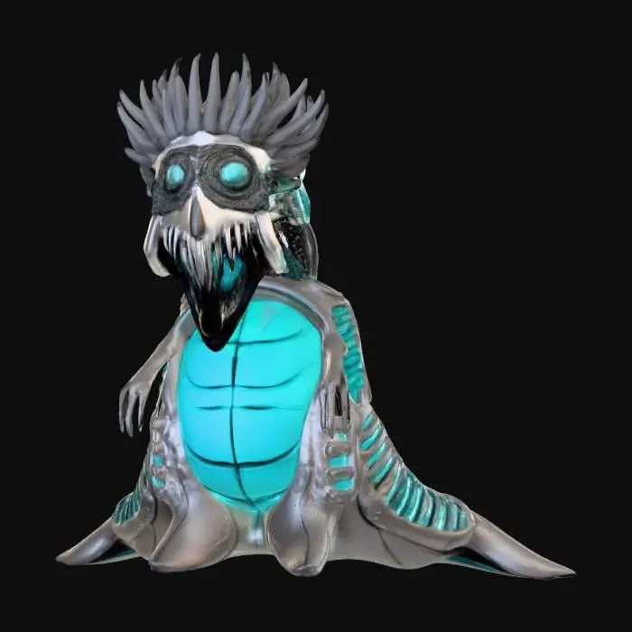 3D model for Cyborg Leviathan