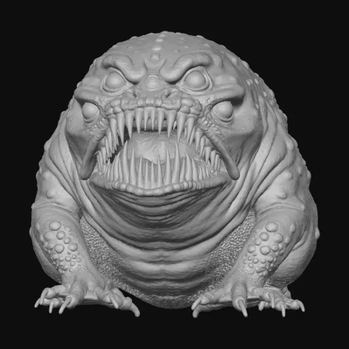 3D model for #Halloween2025#, Gnarly Beast