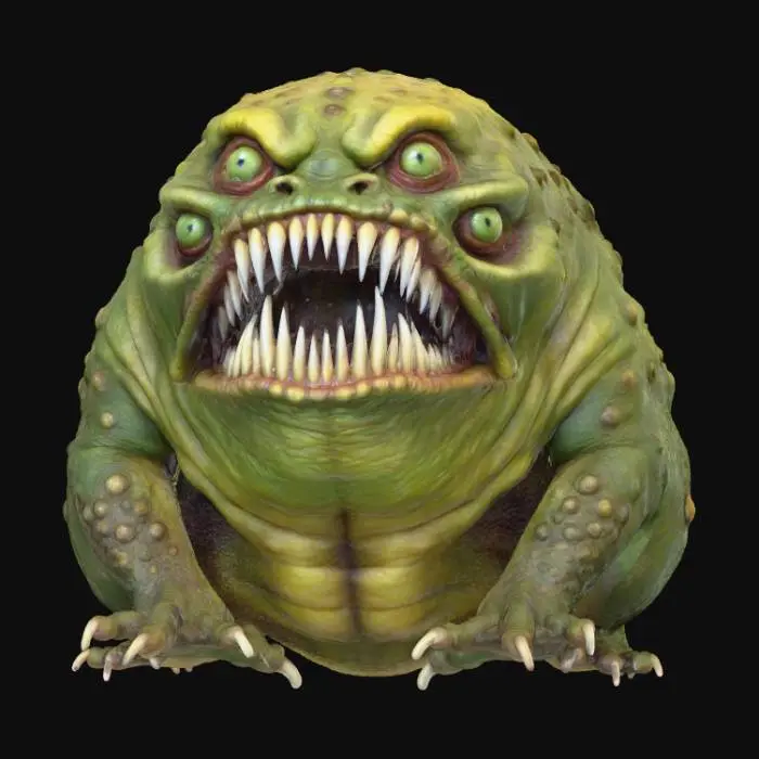 3D model for #Halloween2025#, Gnarly Beast