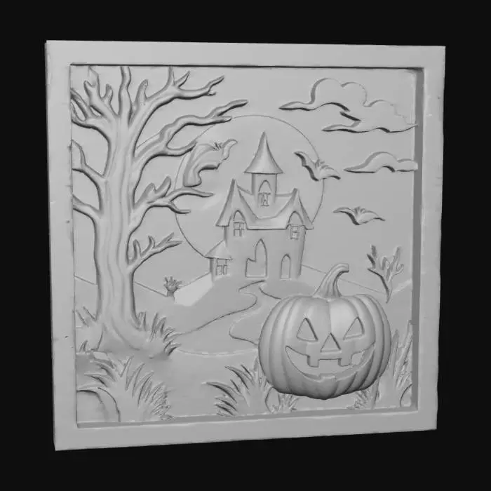 3D model for Haunted Harvest Night, #Halloween2025#