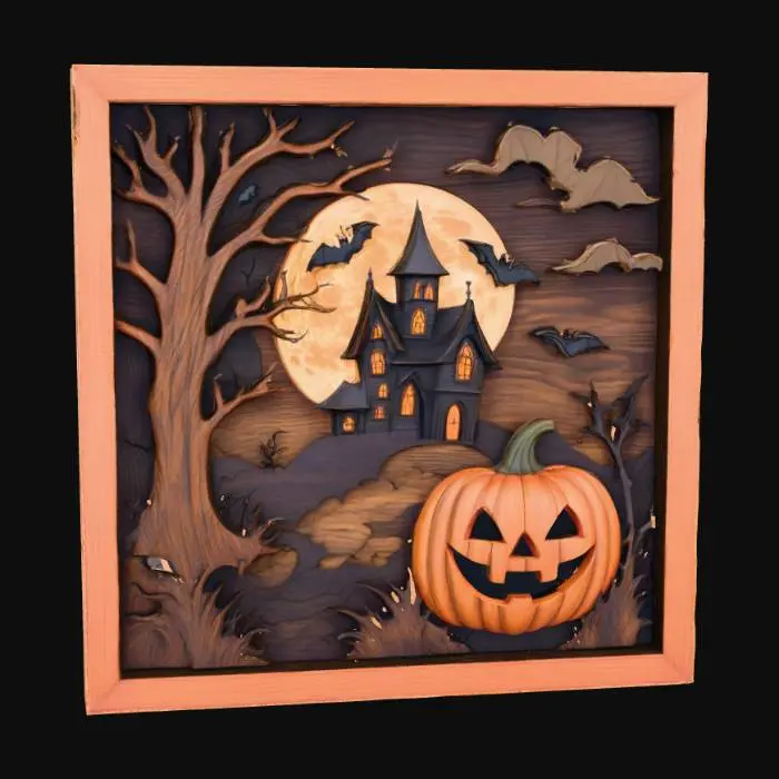 3D model for Haunted Harvest Night, #Halloween2025#