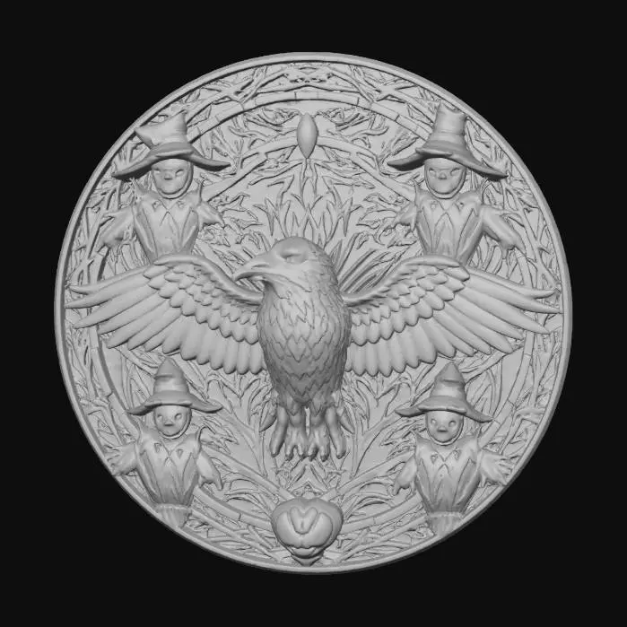 3D model for Raven's Nocturne, #Halloween2025#