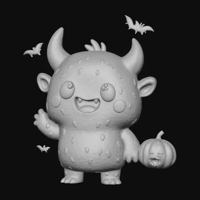 3D model for Monster Boo, #Halloween2025#