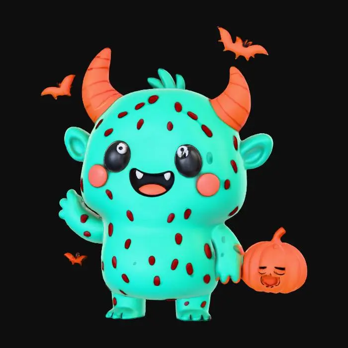 3D model for Monster Boo, #Halloween2025#
