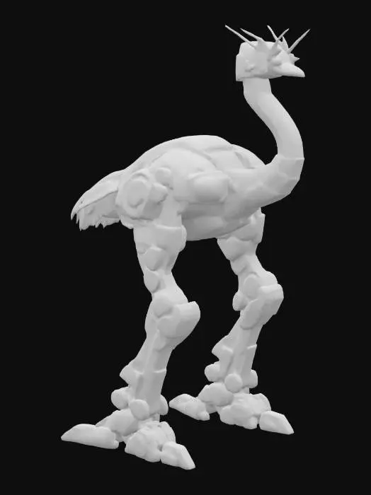 3D model for Cyberstrich in the Savanna