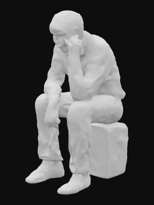 3D model for Contemplative Figure