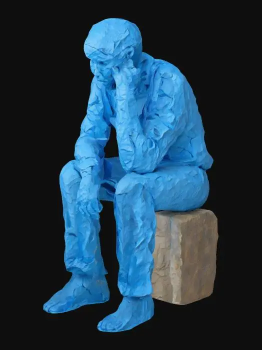 3D model for Contemplative Figure