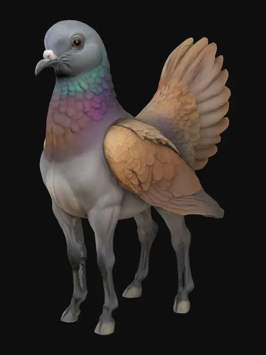 3D model for Pegapigeon