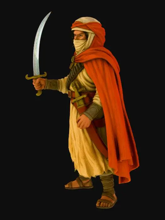 3D model for Desert Warrior