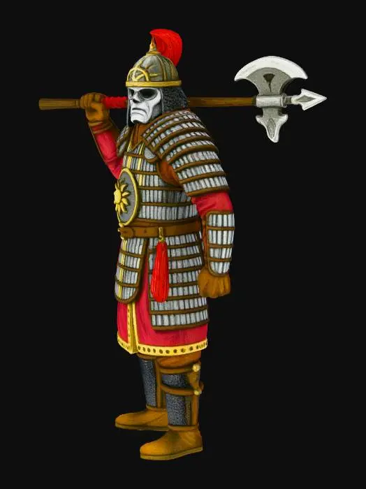 3D model for Sunlit Warrior