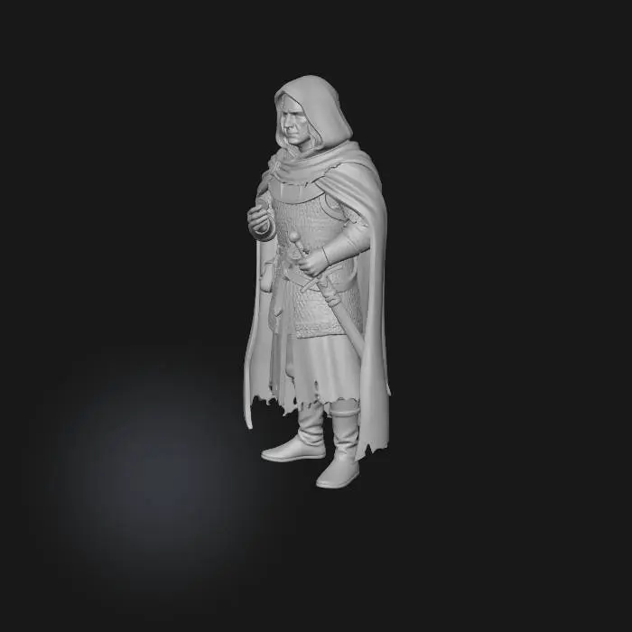 3D model for The Wandering Knight