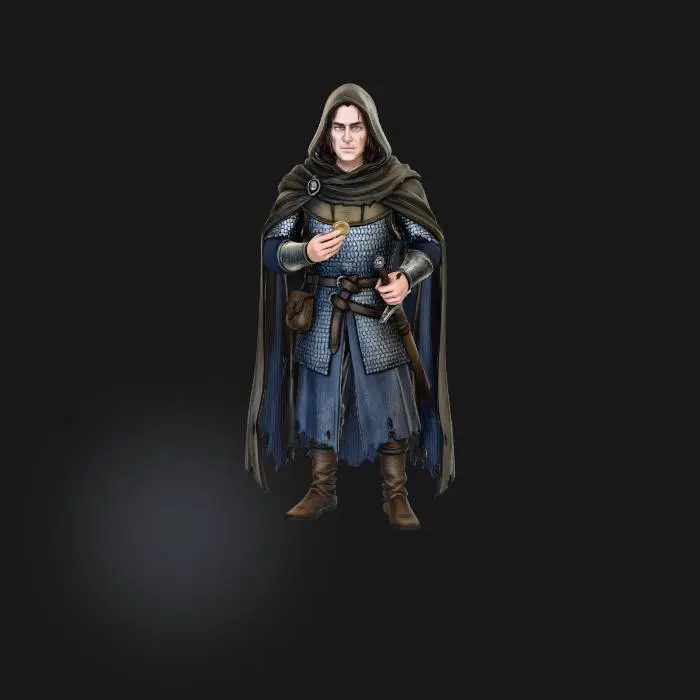 3D model for The Wandering Knight