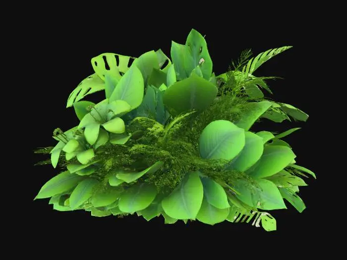 3D model for plantas jardim tropical