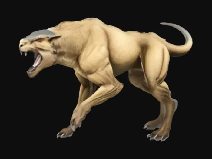 3D model for Ferocious Beast