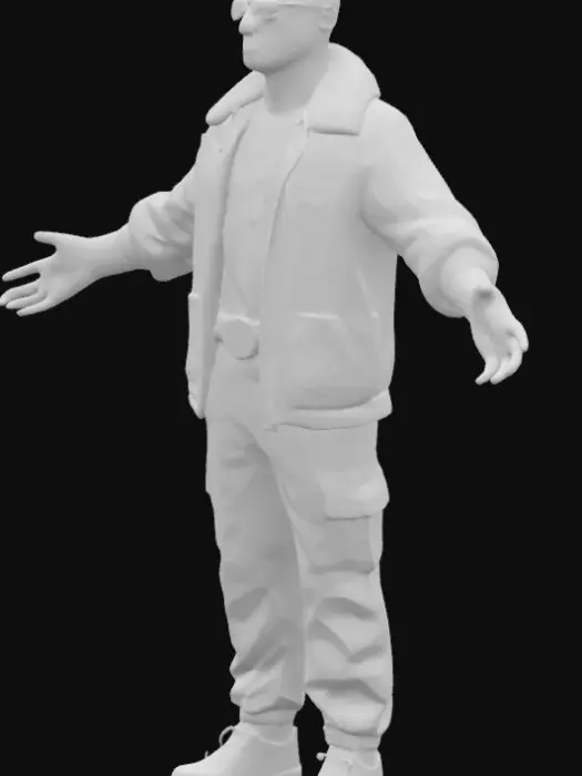 3D model for Confident Charisma