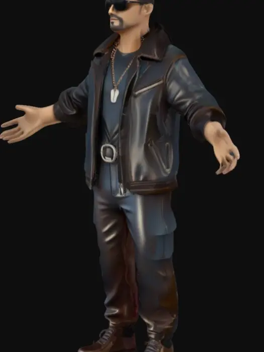 3D model for Confident Charisma