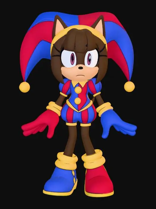 3D model for Harlequin Kitten