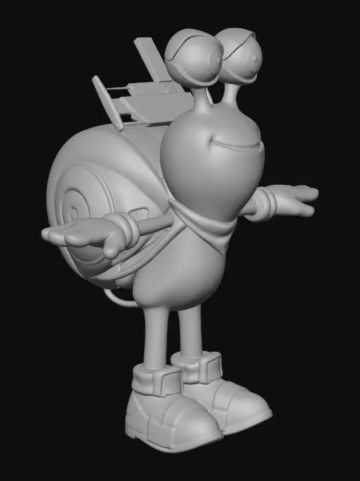 3D model for Speedy Shell Racer
