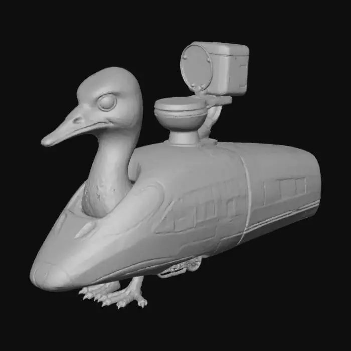 3D model for Ostrich Express