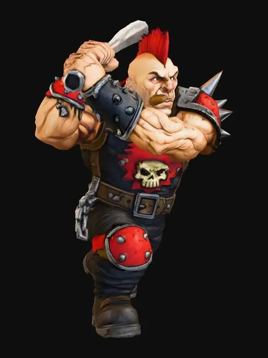 3D model for Warrior's Strike