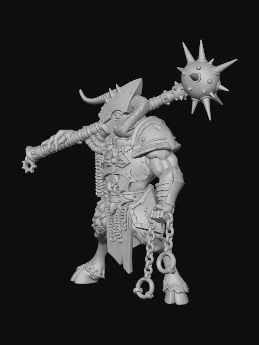 3D model for Warrior of Chains