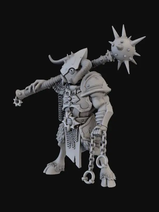 3D model for Warrior of Chains