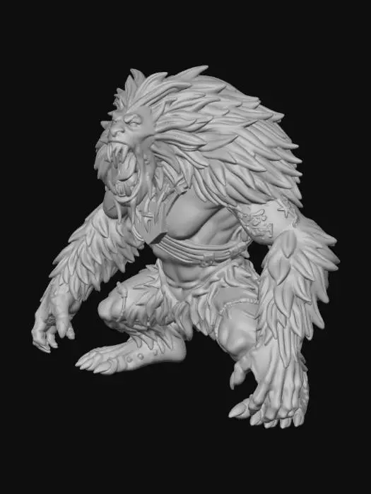 3D model for Werewolf Fury