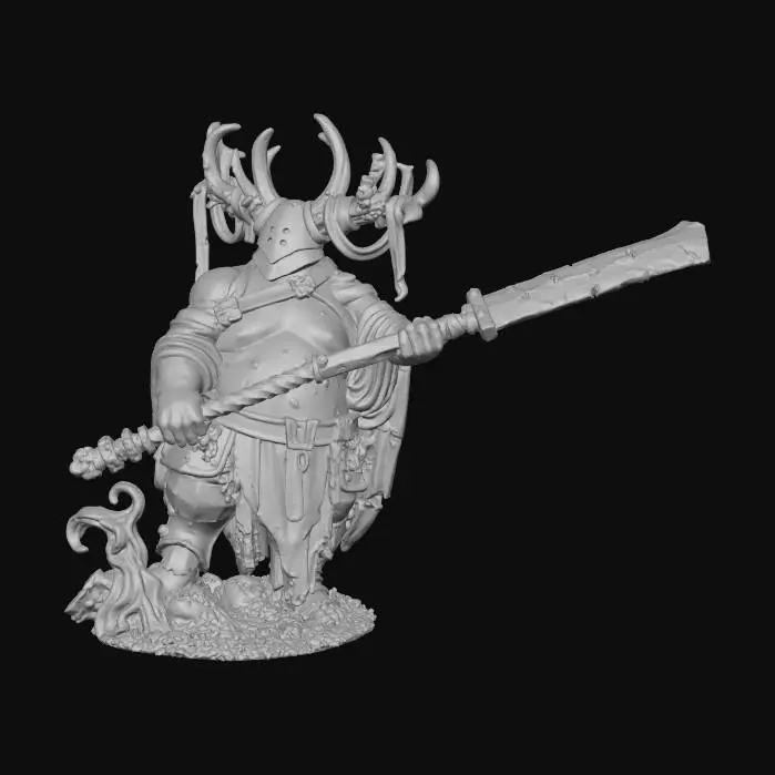 3D model for Antlered Warrior