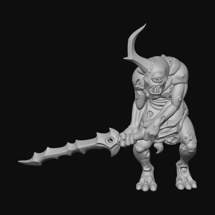 3D model for Infernal Warrior