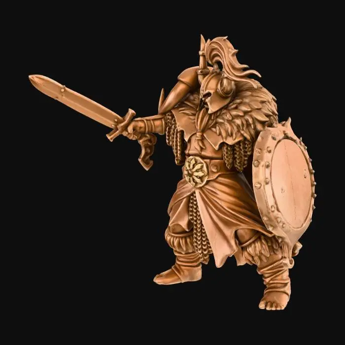 3D model for Bronze Warrior