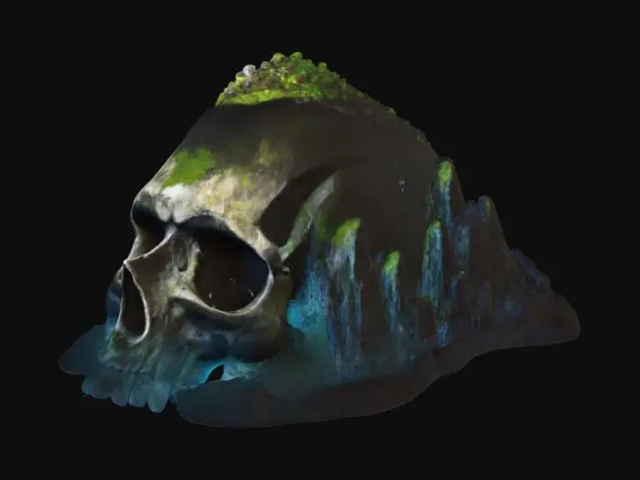 3D model for Skull Island