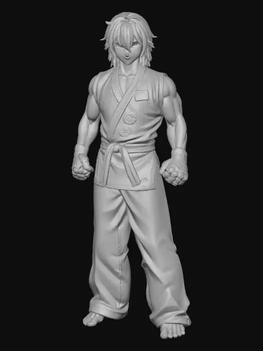 3D model for Kobra in Anime Style